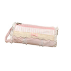 CouldNook Lace Trim Pencil Pouch - Bow Detail And Side Loop