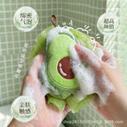 CouldNook Fruit Bath Pouf - Avocado and Watermelon Face Designs