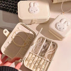CouldNook Rabbit Jewelry Box - Textured Applique and Divided Interior