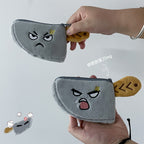 CouldNook Cleaver Coin Purse - Comic Expression And Soft Handle Shape