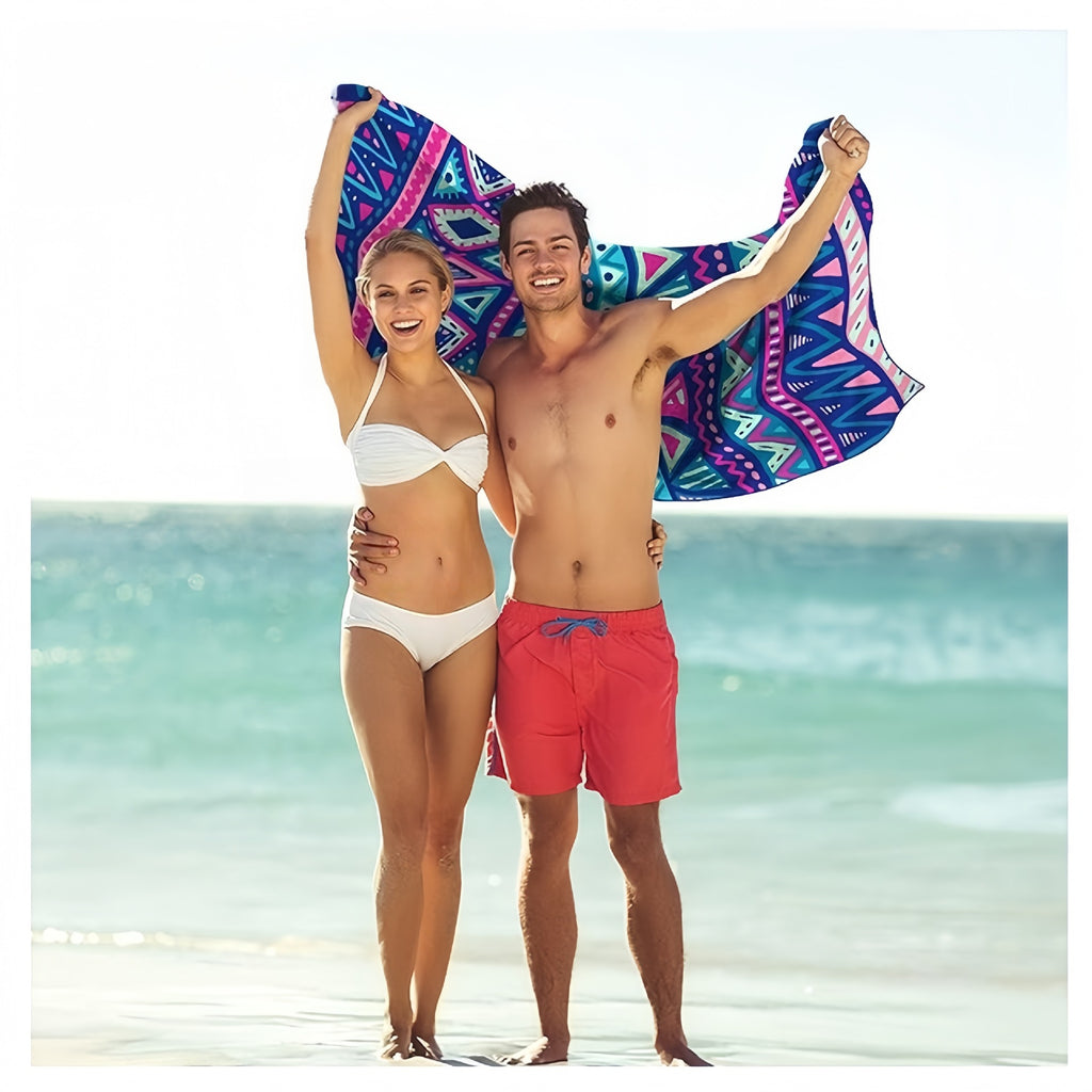 CouldNook Microfiber Sports Towel - Rectangular Shape And Size Choices