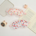 CouldNook Sleep Mask - Printed Front And Gathered Lace Border