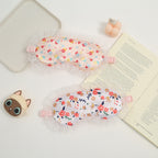 CouldNook Sleep Mask - Printed Front And Gathered Lace Border
