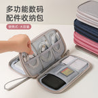 CouldNook Cable Organizer Pouch - Mesh Pockets And Wrist Loop