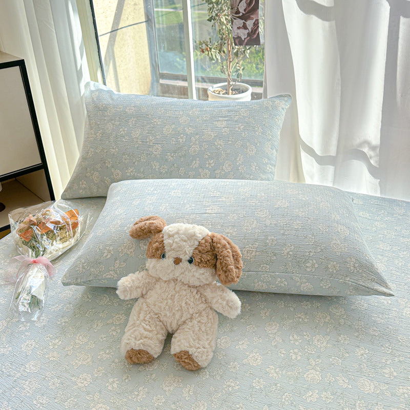 CouldNook Floral Print Pillowcase 2PCS Set - Soft Washed Bedding