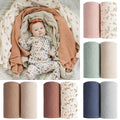 CouldNook Crinkled Gauze Swaddle - Double Layers And Stitched Edges