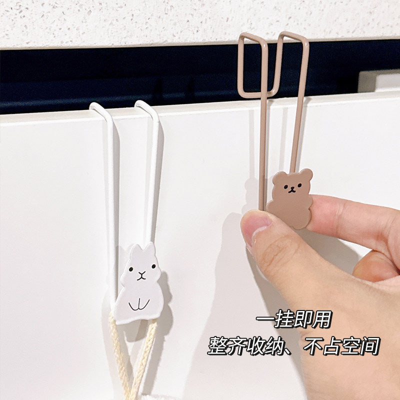 CouldNook Animal Over-Door Hook - Wire Frame and Character Front