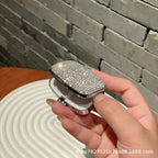 CouldNook Rhinestone Pill Box - Sparkling Lid And Divided Insert