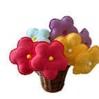 CouldNook Fabric Flower Decoration - Rounded Petals And Long Green Stem