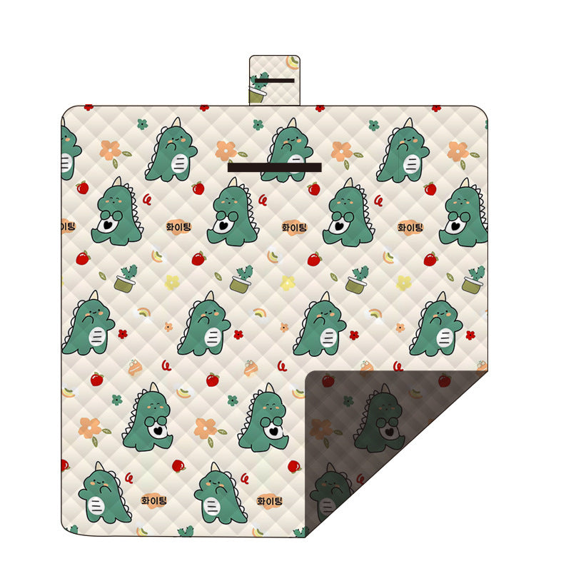 CouldNook Illustrated Game Picnic Mat - Foldable Family Design