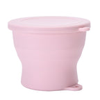 CouldNook Folding Silicone Cup - Collapsible Sides And Matching Cover