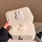 CouldNook Rabbit Jewelry Box - Textured Applique and Divided Interior