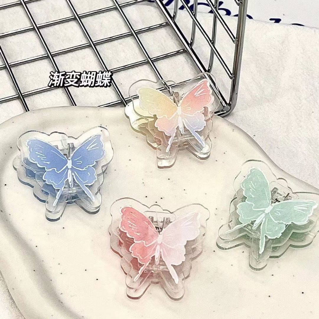CouldNook Butterfly Memo Clip - Gradient Wings And White Vein Details