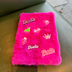 CouldNook Plush Patch Notebook - Colorful Icons And Fuzzy Cover Texture