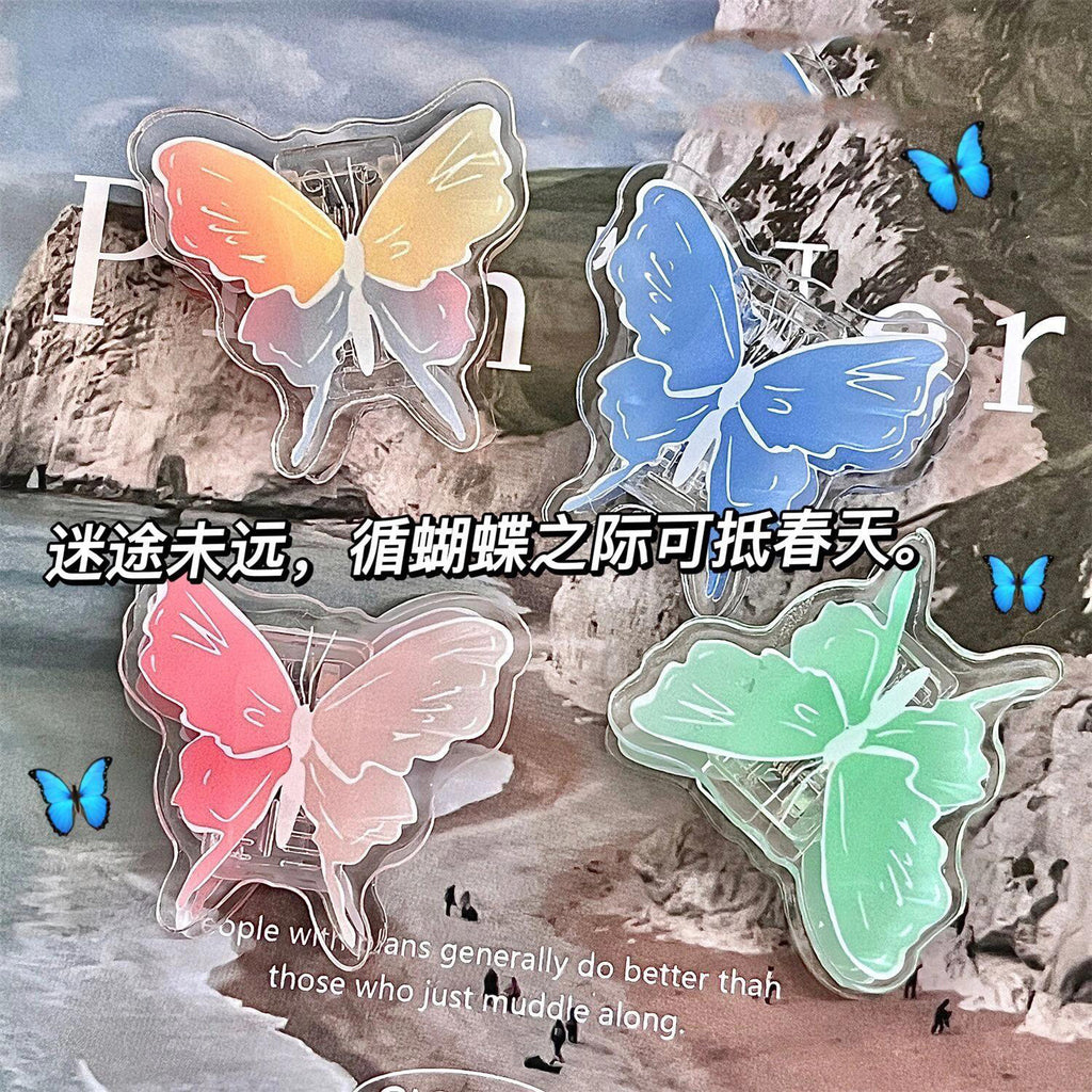 CouldNook Butterfly Memo Clip - Gradient Wings And White Vein Details