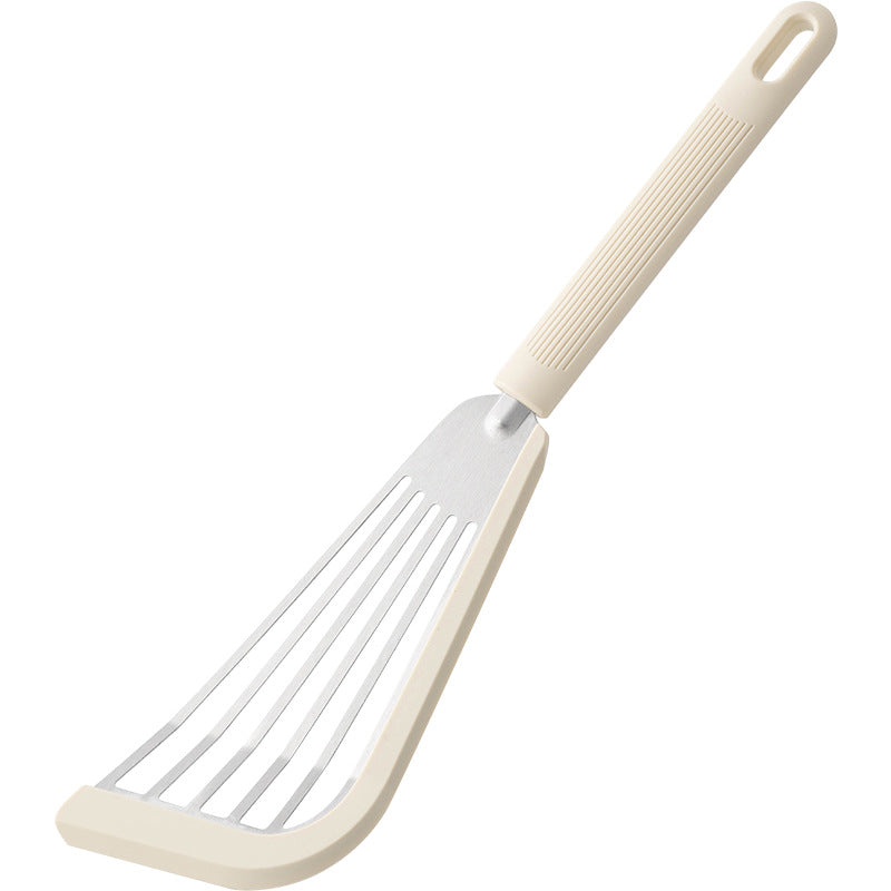 CouldNook Fish Spatula - Angled Slotted Head and Ribbed Handle