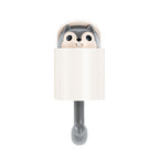 CouldNook Animal Wall Hook - Peeking Character and Curved Hanging Arm