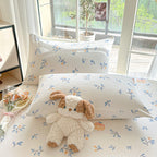 CouldNook Floral Print Pillowcase 2PCS Set - Soft Washed Bedding