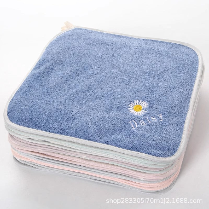 CouldNook Daisy Hand Towel - Soft Square Hanging Cloth