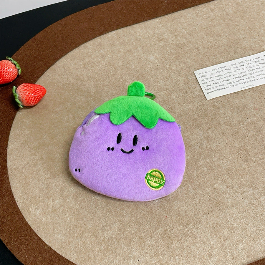 CouldNook Fruit Coin Purse - Plush Characters And Embroidered Expressions
