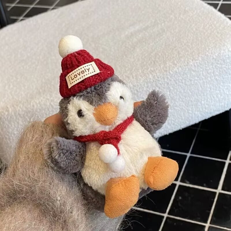 CouldNook Winter Penguin Plush Bag Charm - Seasonal Carry Accent