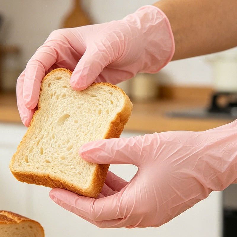 CouldNook Pink Disposable Gloves - Nitrile Construction And Ambidextrous Finger Shape