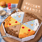 CouldNook Food-Shaped Hand Towel - Embroidered Faces And Hanging Cord