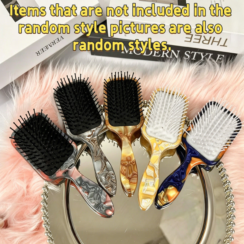 CouldNook Cushion Hairbrush - Rectangular Head And Supplier-Selected Pattern
