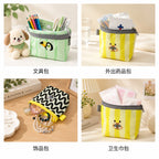 CouldNook Animal Cosmetic Pouch - Graphic Patterns And Small Character Motifs