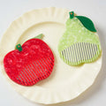 CouldNook Fruit Mirror Comb - Marbled Acetate Body And Rotating Opening