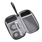 CouldNook Cable Organizer Pouch - Mesh Pockets And Wrist Loop