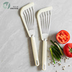 CouldNook Fish Spatula - Angled Slotted Head and Ribbed Handle