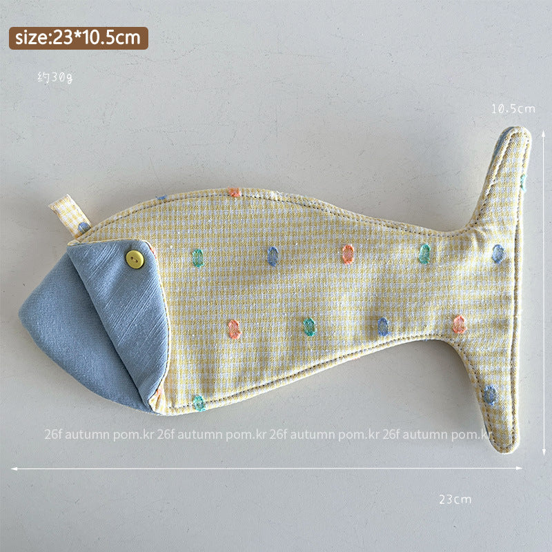 CouldNook Fish Storage Pouch - Folded Head Opening And Patterned Body