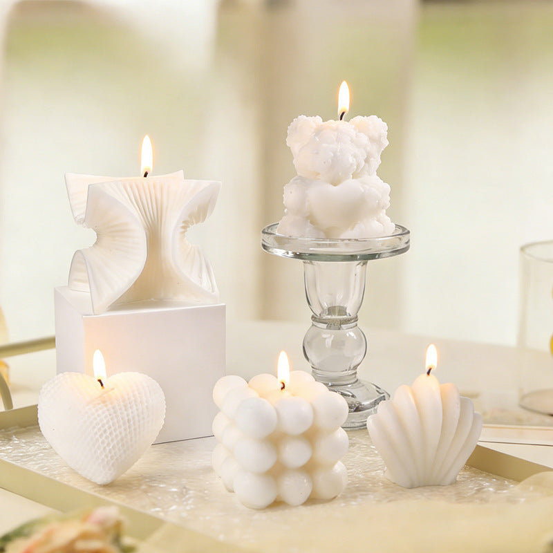 CouldNook Aesthetic Sculptural Scented Candle - English Pear & Freesia