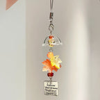 CloudNook Phone Charm Strap-Clover Wind Chime Pendant