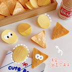 CouldNook Snack Shaped Memo Clip - Ridged Round And Triangular Designs