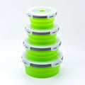CouldNook Collapsible Silicone Food Container - Stackable Round Design