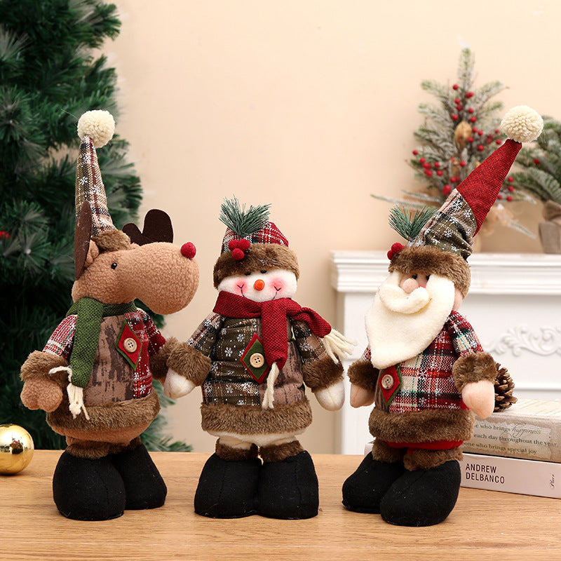 CouldNook Extendable Christmas Figure - Long Legs and Winter Outfits