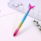 CouldNook Mermaid Tail Pen - Scaled Barrel And Reflective Gradient Finish