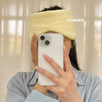 CouldNook Wraparound Sleep Mask - Broad Cotton Front And Adjustable Fastening