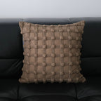 CouldNook Textured Cushion - Striped Ribbed And Raised Check Design Choices
