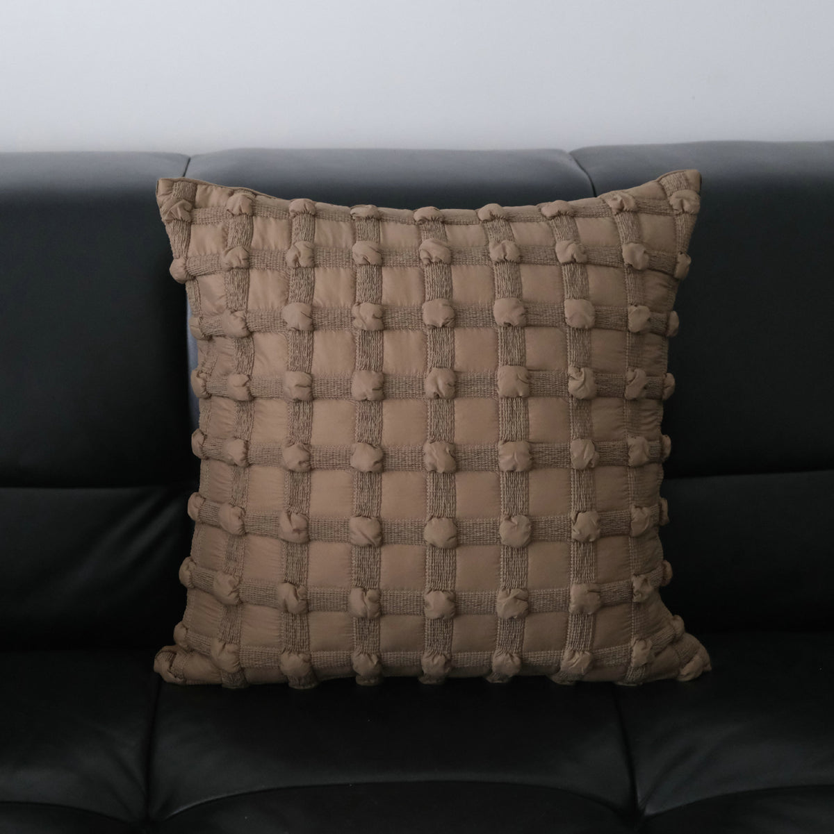 CouldNook Textured Cushion - Striped Ribbed And Raised Check Design Choices