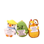 CouldNook Crocheted Character Doll - Small Animal And Fruit-Inspired Figures
