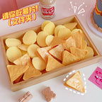 CouldNook Snack Shaped Memo Clip - Ridged Round And Triangular Designs