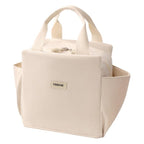 CouldNook Ribbed Lunch Tote - Wide Side Pocket Storage