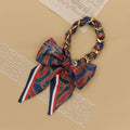 CouldNook Bow Scarf Phone Wrist Strap - Rose Pattern Loop