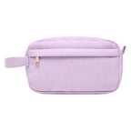 CouldNook Corduroy Cosmetic Bag - Fine Ribs And Side Carry Loop