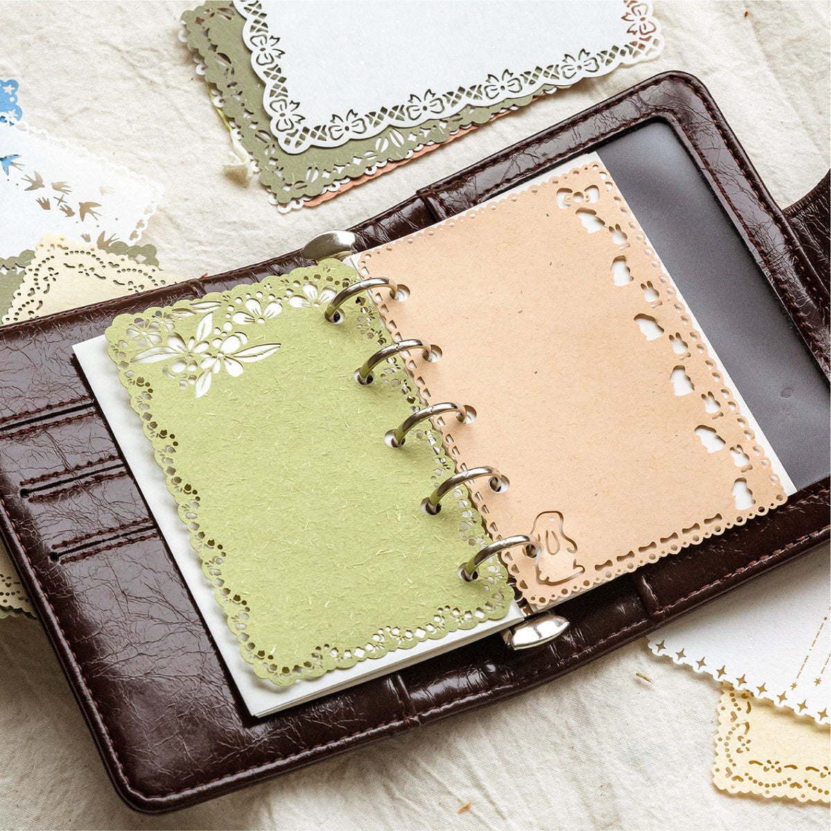 CouldNook Decorative Collage Paper - Lace Like Borders And Vintage Inspired Prints