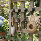 CouldNook Cast Iron Wall Hook - Curved Arm and Round Backplate