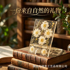 CouldNook Floral Resin Phone Stand - Clear Panels and Embedded Blooms